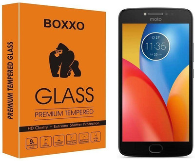 Boxxo Tempered Glass Guard for Motorola Moto E4 Plus(Pack of 1)