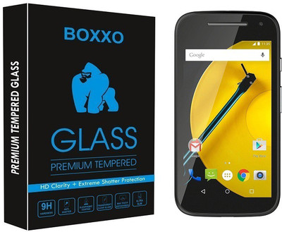 Boxxo Tempered Glass Guard for Motorola Moto E (2nd Gen) 3G(Pack of 1)