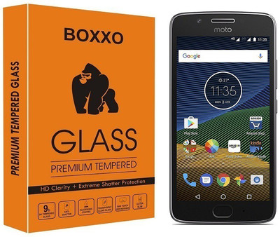 Boxxo Tempered Glass Guard for Motorola Moto G5(Pack of 1)