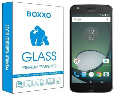 Boxxo Tempered Glass Guard for Motorola Moto Z Play(Pack of 1)