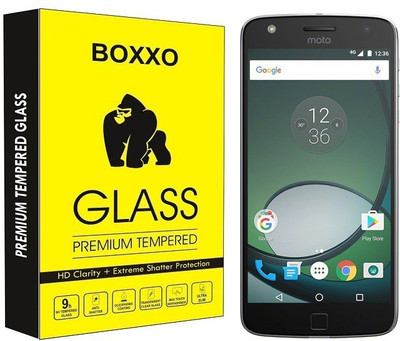 Boxxo Tempered Glass Guard for Motorola Moto Z Play(Pack of 1)