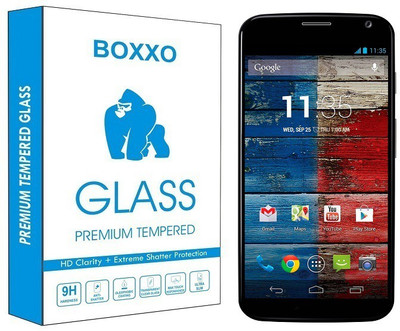 Boxxo Tempered Glass Guard for Motorola Moto X(Pack of 1)