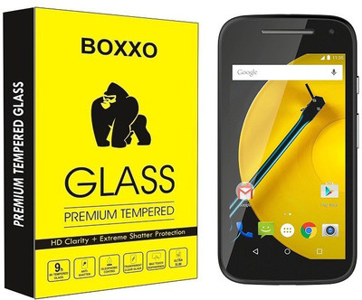 Boxxo Tempered Glass Guard for Motorola Moto E (2nd Gen) 3G(Pack of 1)