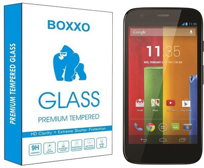 Boxxo Tempered Glass Guard for Motorola Moto G(Pack of 1)
