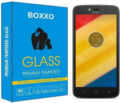 Boxxo Tempered Glass Guard for Motorola Moto C Plus(Pack of 1)