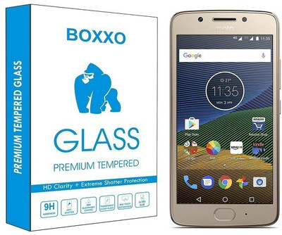 Boxxo Tempered Glass Guard for Motorola Moto G5(Pack of 1)