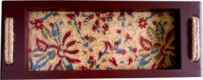 

Kalamkari Bowl Spoon Tray Serving Set(Pack of 1)