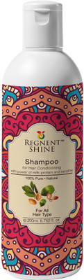 

Regnent Shine Shampoo for Hair Conditioning with power of milk protein and keratine(200 ml)