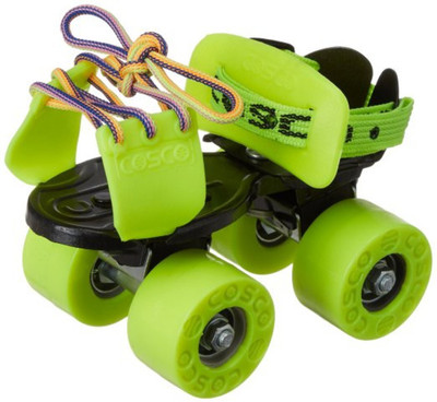 

Cosco Zoomer Jr. (16.5 - 19.5 cm) Age Group (3 - 6 Years) Quad Roller Skates - Size Kids 12 - Adults 8 UK(Multicolor), Green