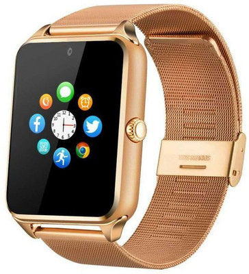 ESTAR Bluetooth Smartwatch Compatible With Arc HD Gold Smartwatch(Gold Strap Free Size)