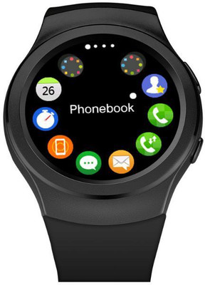 

ESTAR Bluetooth Smartwatch Compatible With Arc X12 Black Smartwatch(Black Strap Free Size)