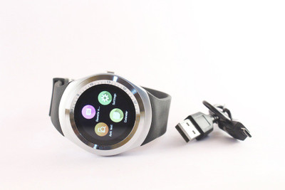

ESTAR Bluetooth Smartwatch Compatible With Arc X12 Silver Smartwatch(Silver Strap Free Size)