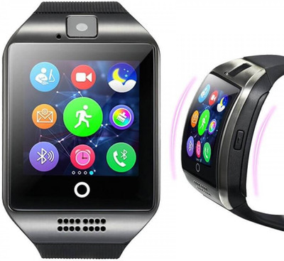 

ESTAR Bluetooth Smartwatch Compatible With Arc X12 Black Smartwatch(Black Strap Free Size)