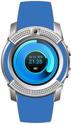 

ESTAR Bluetooth Smartwatch Compatible With Arc HD Blue Smartwatch(Blue Strap Free Size)