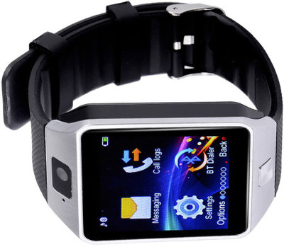 

ESTAR Bluetooth Smartwatch Compatible With Arc X12 Silver Smartwatch(Black Strap Free Size)