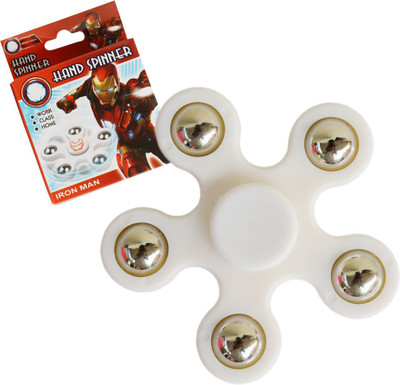 

Creator IRON MAN Hand Spinner-Toy Spinner-Stress Relieving Toy For Boys And Girls(White, Multicolor)