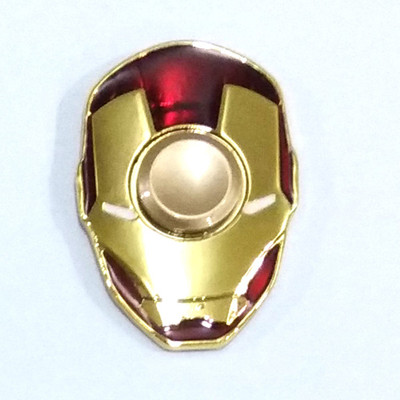 

Happy GiftMart High Quality Iron Man Face Metal Fidget Spinners With Guaranteed 2 Minute Spin Time(Red, Gold)