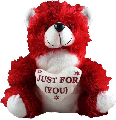 

Casotec Teddy Bear - 17 cm(Blood Red)