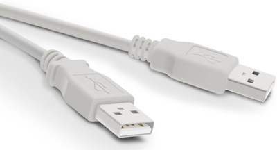 

AFED TV-out Cable USB MALE TO MALE(White, For Laptop)