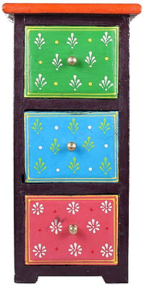 

APKAMART Handcrafted Accessory Box Makeup and Jewllery Vanity Box(Multicolor)