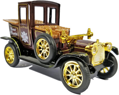 

Jack Royal Antique Die cast Metal car (pull back)(Maroon)