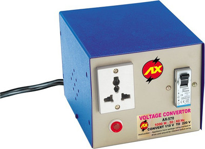 

AX 570 VOLTAGE CONVERTER 110V -220V 1000W(BLUE/KYAN)