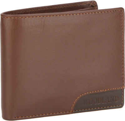 

Woodland Men Casual Tan Genuine Leather Wallet(4 Card Slots)