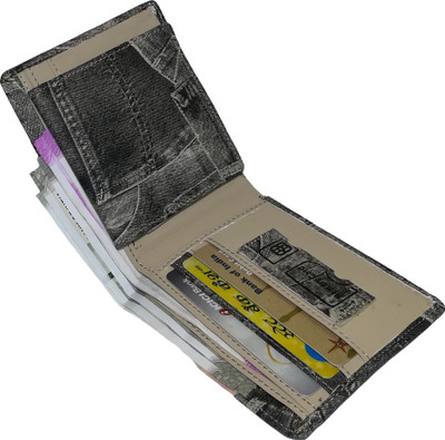 

Rosset Men Multicolor Denim Wallet(3 Card Slots)