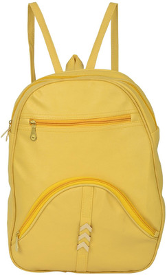 

MultiZone Trendy Casual College Office Fashion Bag 9 L Backpack(Yellow)