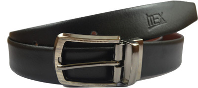 

Imex International Men Formal Black Genuine Leather Reversible Belt, Black and brown