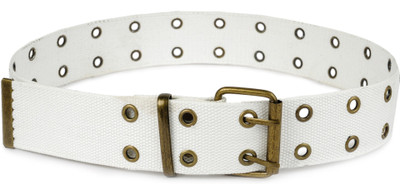 

TONY BROWN Women Casual, Party, Evening White Canvas Belt