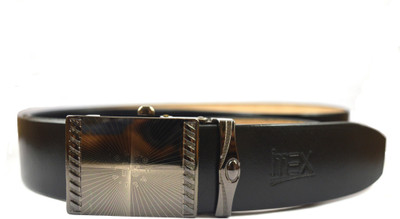 

Imex International Men Formal Black Genuine Leather Belt