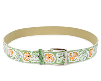 

tony brown Women Casual, Party, Evening Green Texas Leatherite Belt