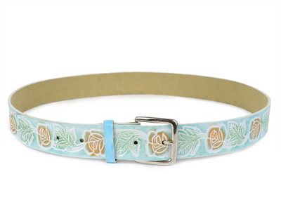 

tony brown Women Casual, Party, Evening Blue Texas Leatherite Belt