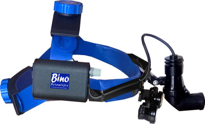 

Bino Headlight with Binocular Loupe 3.5x Binoculars(40 mm, Black)