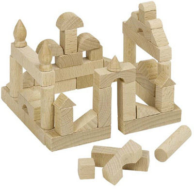 

Goki Wooden building blocks(Brown)