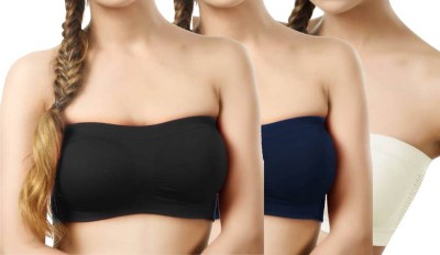 Airsonfab by Airsonfab Women Bandeau/Tube Non Padded Bra(Multicolor)