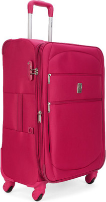 

Delsey Trip 68Cm Check-In Trolley Luggage (Red) Medium Briefcase - For Men & Women(Red)
