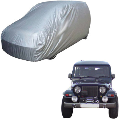 Purpleheart Car Cover For Mahindra Marshal (Without Mirror Pockets)(Silver)