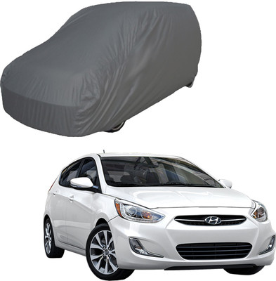 Purpleheart Car Cover For Hyundai Accent (Without Mirror Pockets)(Grey)