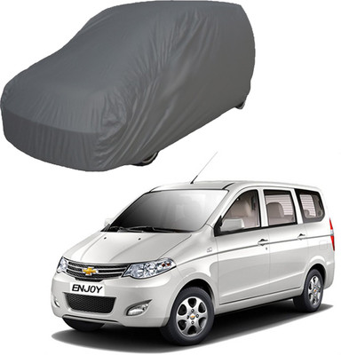Purpleheart Car Cover For Chevrolet Enjoy (Without Mirror Pockets)(Grey)