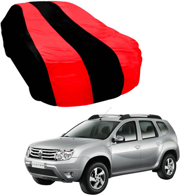 Purpleheart Car Cover For Renault Duster (Without Mirror Pockets)(Black, Red)