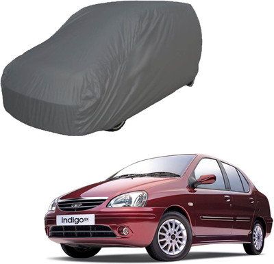 Purpleheart Car Cover For Tata Indigo CS (Without Mirror Pockets)(Grey)