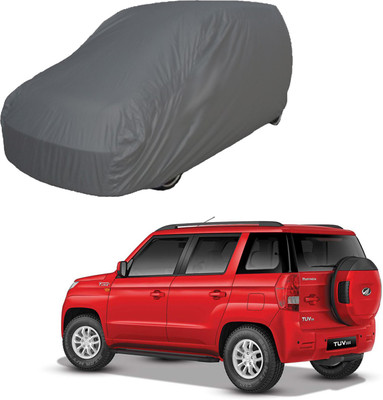 Purpleheart Car Cover For Mahindra TUV300 (Without Mirror Pockets)(Grey)