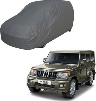 Purpleheart Car Cover For Mahindra Bolero (Without Mirror Pockets)(Grey)