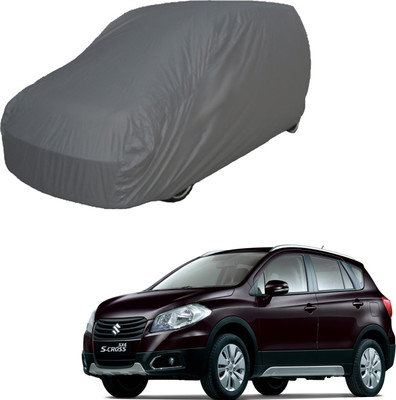 Purpleheart Car Cover For Maruti Suzuki S-Cross (Without Mirror Pockets)(Grey)