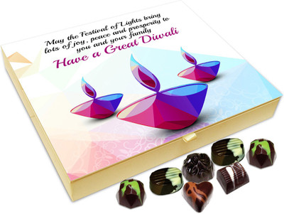 

Chocholik Diwali Gift Box - May This Diwali Bring You Lots Of Joy And Peace Chocolate Box - 20pc Truffles(240 g)
