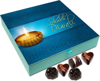 

Chocholik Diwali Gift Box - Shubh Diwali Chocolate Box - 9pc Truffles(108 g)