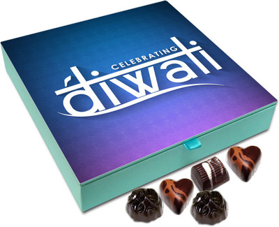 

Chocholik Diwali Gift - Celebrating Diwali In Style Chocolate Box - 9pc Truffles(108 g)