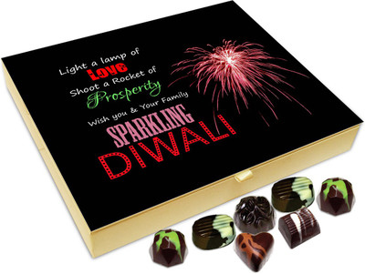 

Chocholik Diwali Gift Box - Wish You And Your Family Happy Diwali Chocolate Box - 20pc Truffles(240 g)